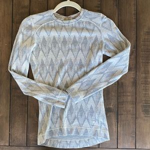 XS Gray Smartwool Long Sleeve